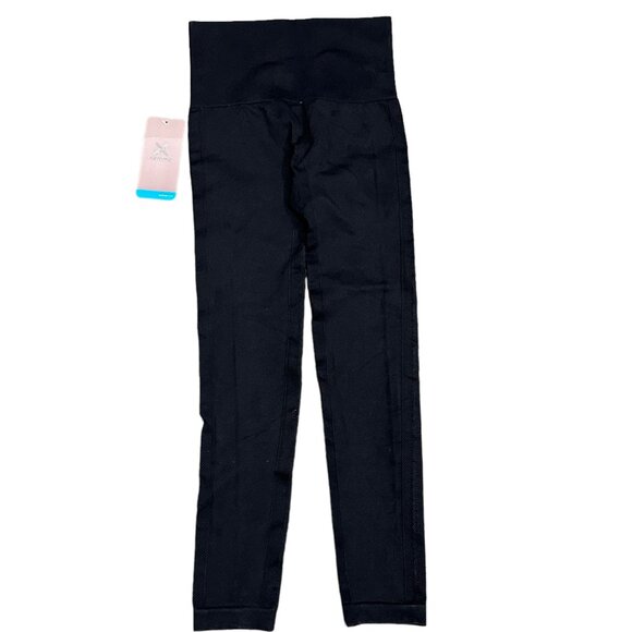 NWT Homma Activewear L Black Leggings High Waist Tummy Compression Slimming Body - Picture 5 of 12